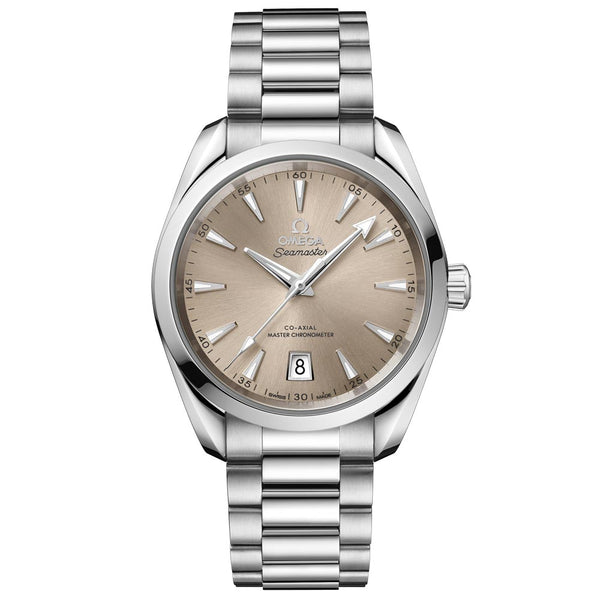 omega seamaster aqua terra shades 38mm beige dial automatic watch