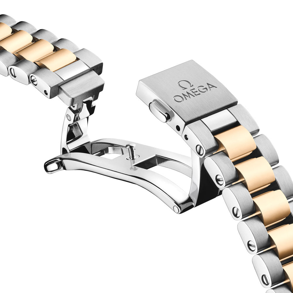 OMEGA Seamaster Aqua Terra 150M 30mm Silver Dial 18ct Yellow Gold and Steel Automatic Ladies Watch 22020302002001