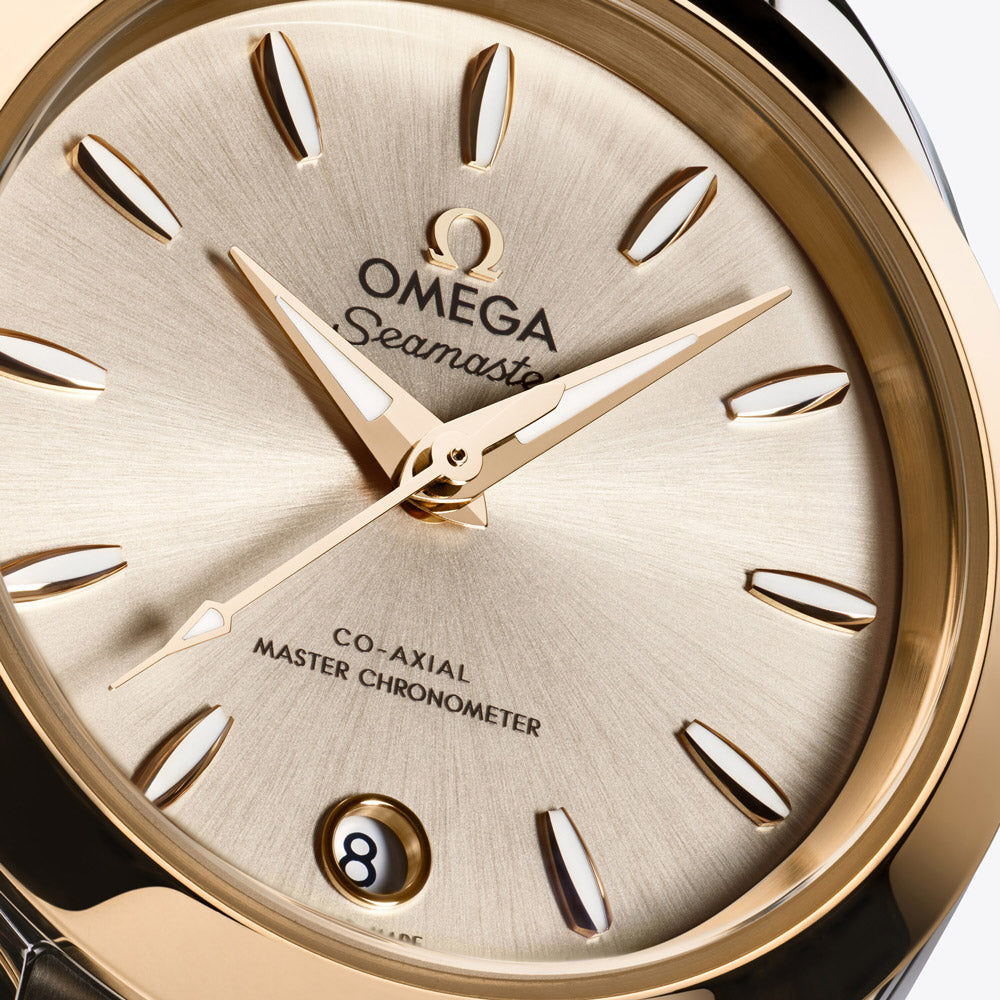 OMEGA Seamaster Aqua Terra 150M 30mm Silver Dial 18ct Yellow Gold and Steel Automatic Ladies Watch 22020302002001