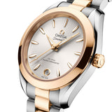 OMEGA Seamaster Aqua Terra 150M 30mm Silver Dial 18ct Yellow Gold and Steel Automatic Ladies Watch 22020302002001