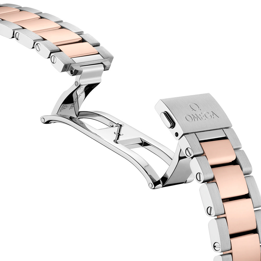 OMEGA Seamaster Aqua Terra 41mm Grey Dial 18ct Rose Gold & Steel Automatic Gents Watch 22020412106001
