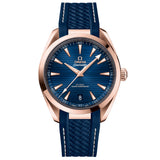 OMEGA Seamaster Aqua Terra 41mm Blue Dial 18ct Rose Gold Gents Automatic Watch 22052412103001