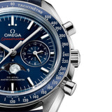 OMEGA Speedmaster Moonphase Chronograph 44.25mm Blue Dial Automatic Gents Watch 30433445203001