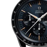 OMEGA Speedmaster Chronograph 39.7mm Blue Grey Dial Manual Winding Watch 31032405006001