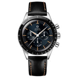 OMEGA Speedmaster Chronograph 39.7mm Blue Grey Dial Manual Winding Watch 31032405006001