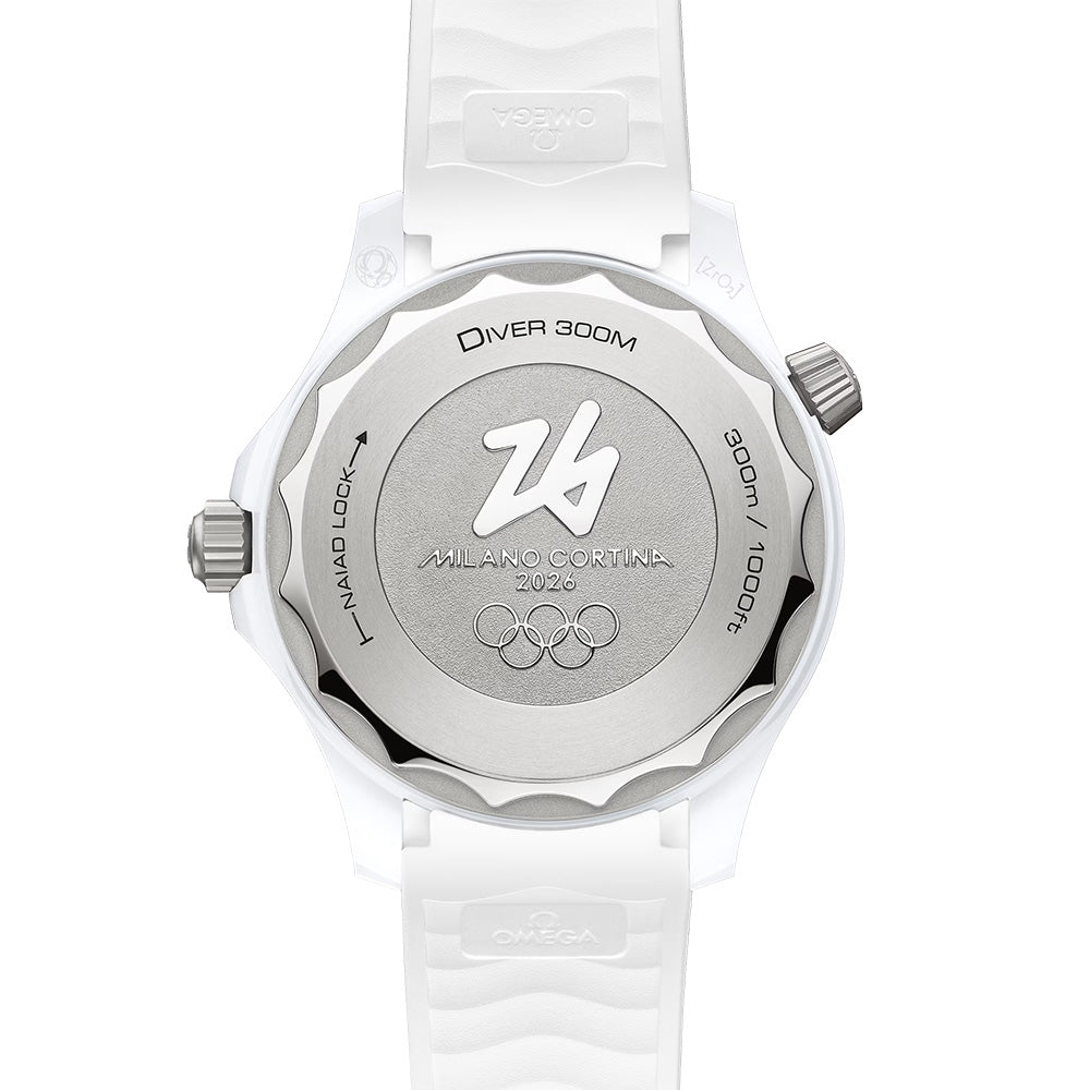 OMEGA Seamaster Diver 300M 43.5mm White Dial Ceramic & Titanium Automatic Gents Watch 52292442004001