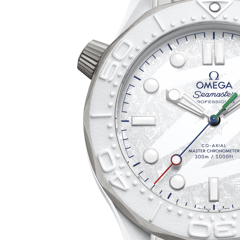 OMEGA Seamaster Diver 300M 43.5mm White Dial Ceramic & Titanium Automatic Gents Watch 52292442004001
