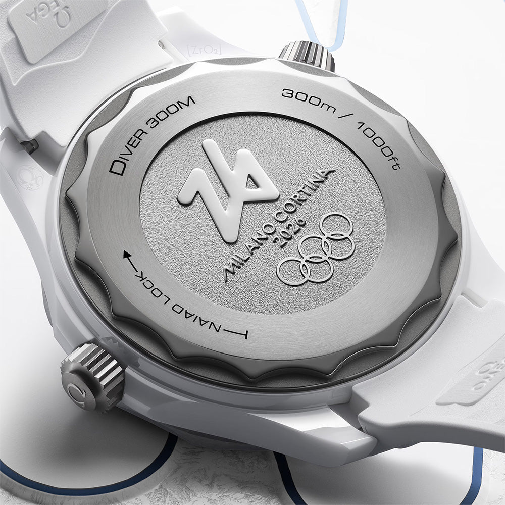 OMEGA Seamaster Diver 300M 43.5mm White Dial Ceramic & Titanium Automatic Gents Watch 52292442004001