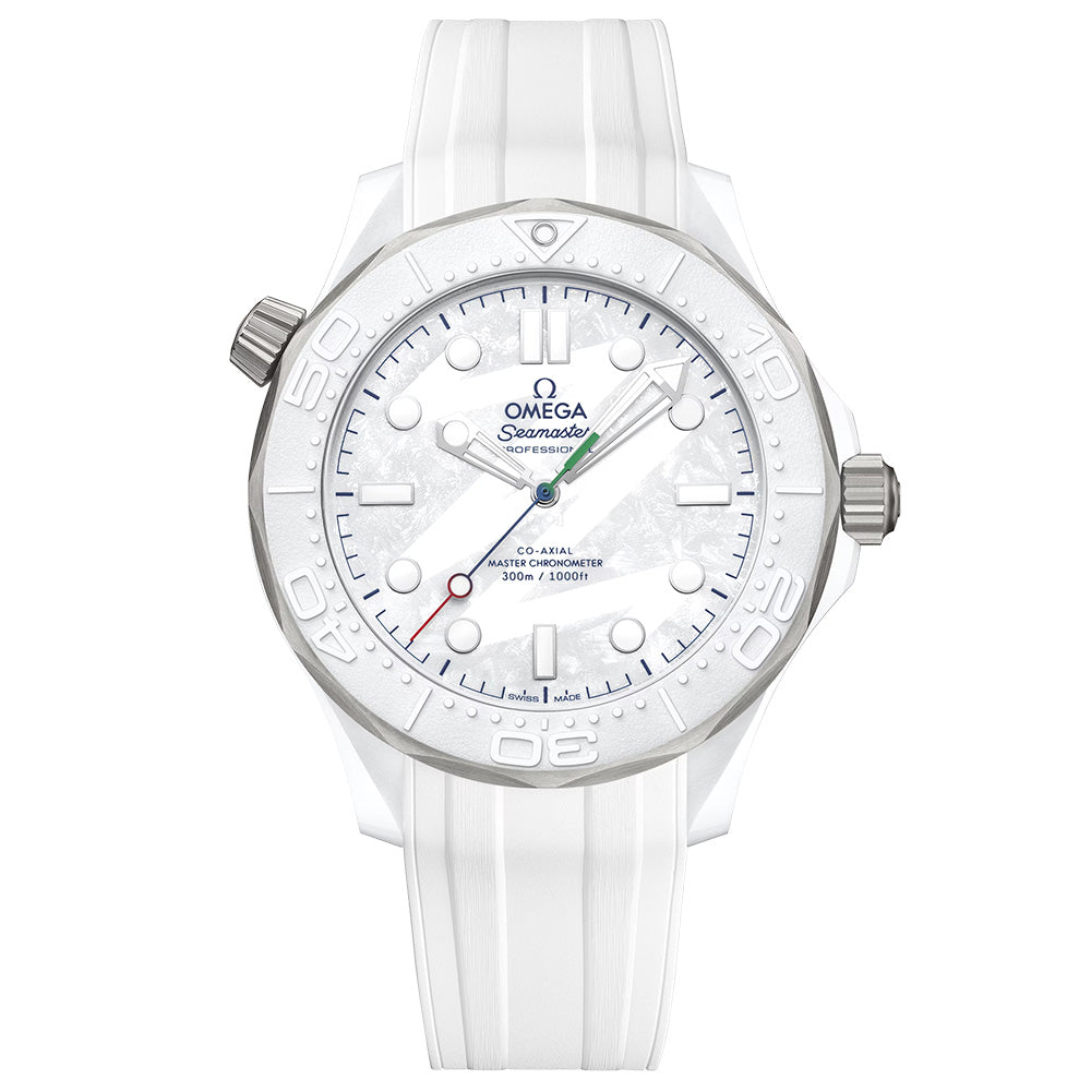 OMEGA Seamaster Diver 300M 43.5mm White Dial Ceramic & Titanium Automatic Gents Watch 52292442004001