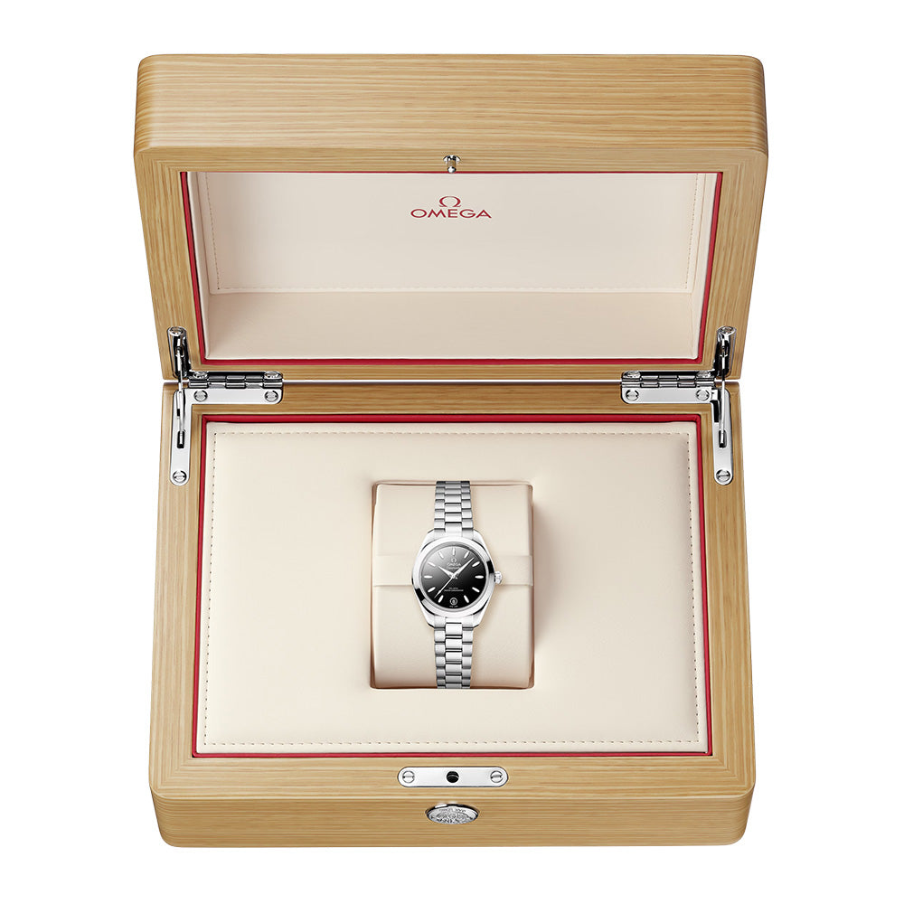 OMEGA Seamaster Aqua Terra 150M 30mm Black Dial Automatic Ladies Watch 22010302001001