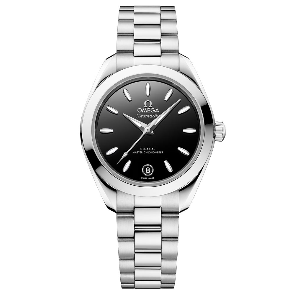 OMEGA Seamaster Aqua Terra 150M 30mm Black Dial Automatic Ladies Watch 22010302001001