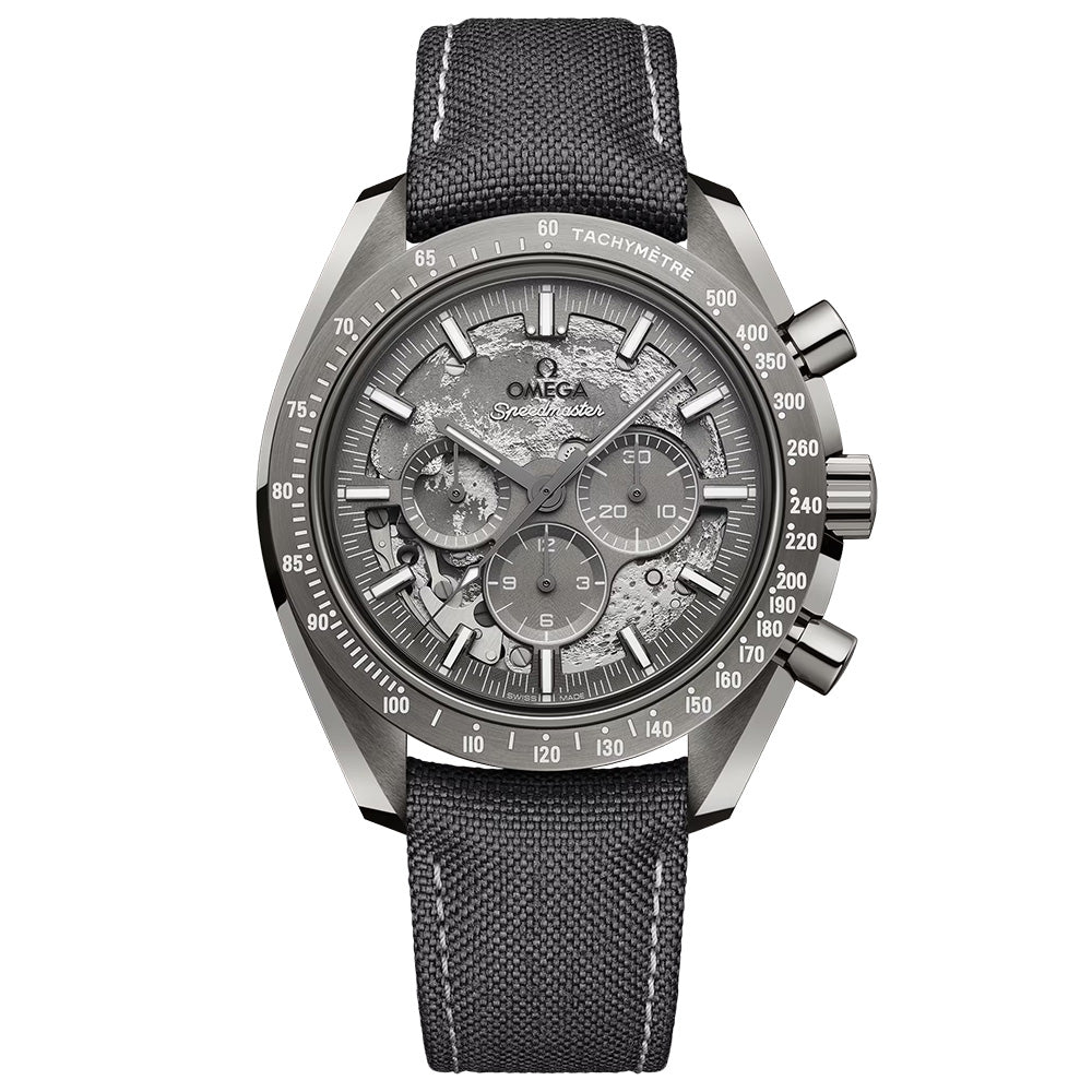 OMEGA Speedmaster Grey Side of The Moon Chronograph 44.25mm Grey Ceramic Manual Wound Gents Watch 31092445006001