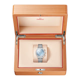 OMEGA Speedmaster 38 Chronograph Ice Blue Dial Diamond Automatic Watch 32415385003001