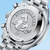OMEGA Speedmaster 38 Chronograph Ice Blue Dial Diamond Automatic Watch 32415385003001