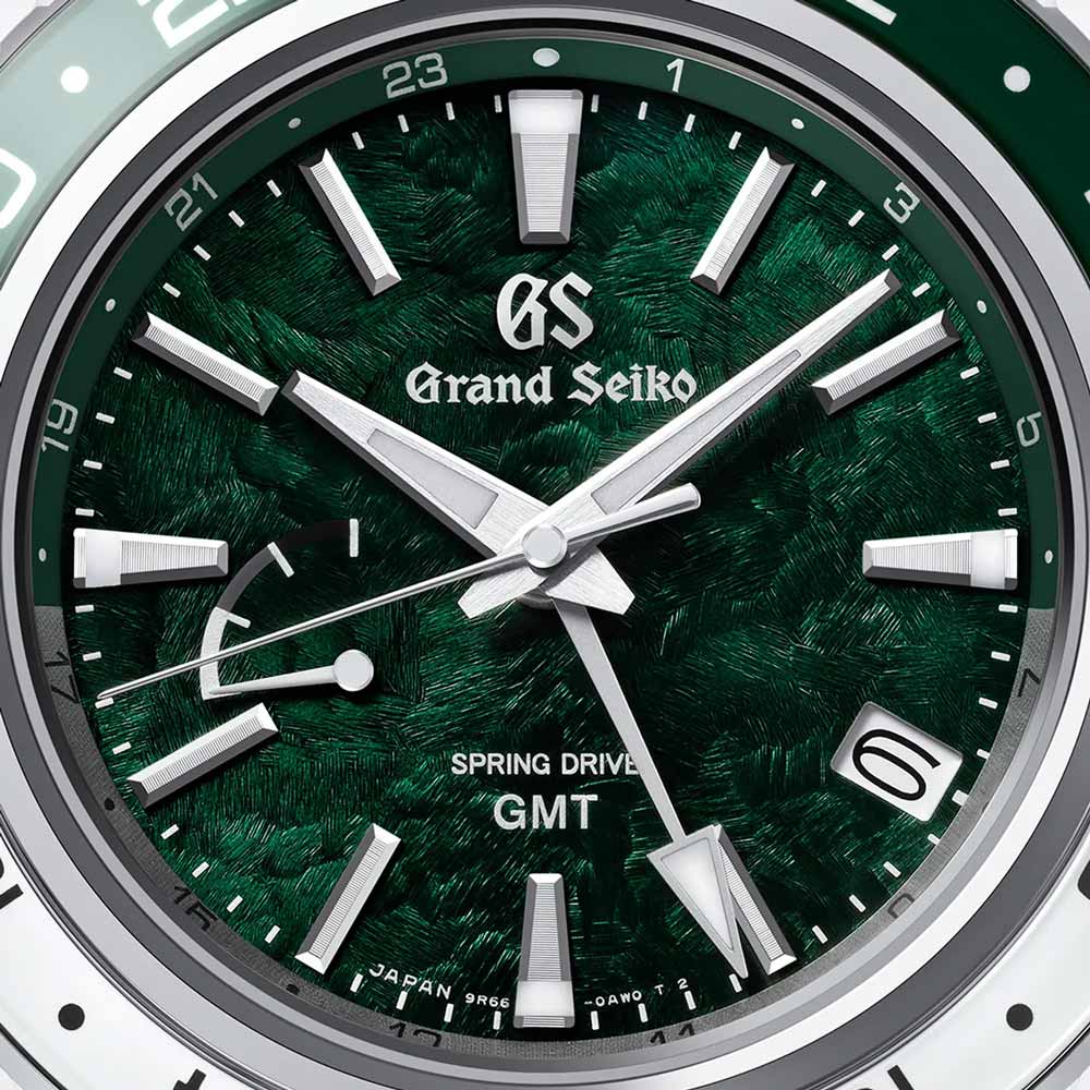 Grand Seiko Sports Collection Hotaka Mountains Spring Drive GMT 44mm Green Dial Gents Watch SBGE295G