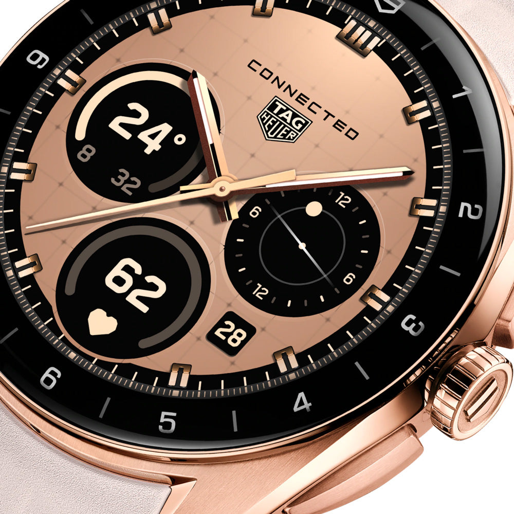 TAG Heuer Connected Calibre E5 Golden Bright Edition 40mm Rose Gold PVD Steel Smart Watch SBT8011.BT0036