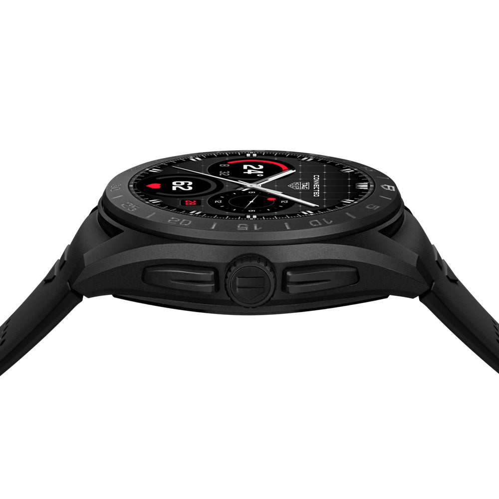 TAG Heuer Connected Calibre E5 45mm Black Titanium Smart Watch SBT8A80.BT6293