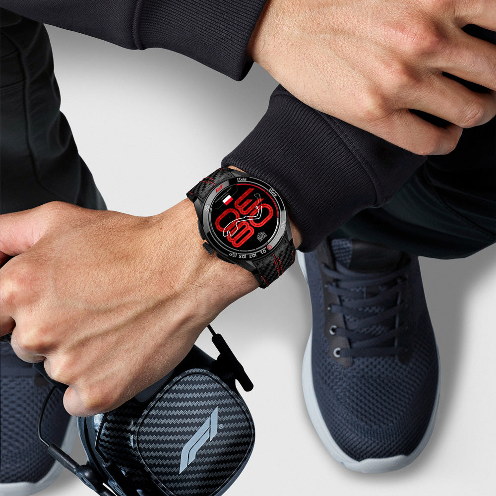 TAG Heuer Connected Calibre E5 X Formula 1 Edition 45mm Black Titanium Smart Watch SBT8A85.EB0417