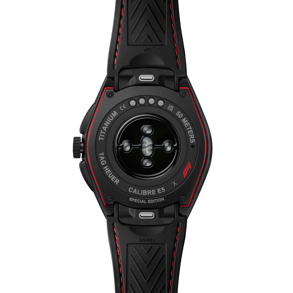 TAG Heuer Connected Calibre E5 X Formula 1 Edition 45mm Black Titanium Smart Watch SBT8A85.EB0417
