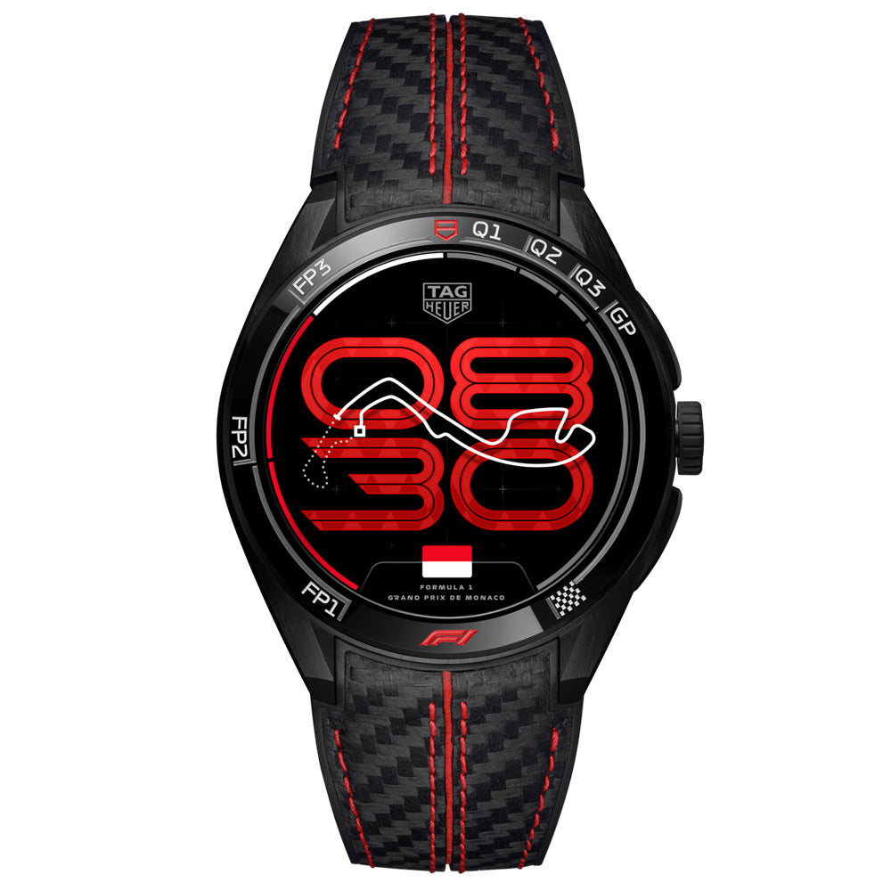 TAG Heuer Connected Calibre E5 X Formula 1 Edition 45mm Black Titanium Smart Watch SBT8A85.EB0417