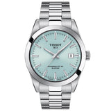 Tissot Gentleman Powermatic 80 Silicium 40mm Ice Blue Dial Automatic Gents Watch T1274071135100