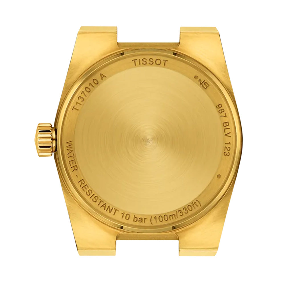 Tissot PRX 25mm Champagne Dial Gold PVD Steel Quartz Ladies Watch T1370103302100