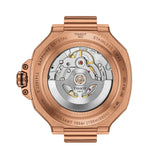 Tissot T-Race Powermatic 80 41mm Black Dial Steel & Rose PVD Automatic Watch T1418073705100