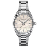 Tissot PR 100 34mm MOP Diamond Dial Ladies Quartz Watch T1502101111600