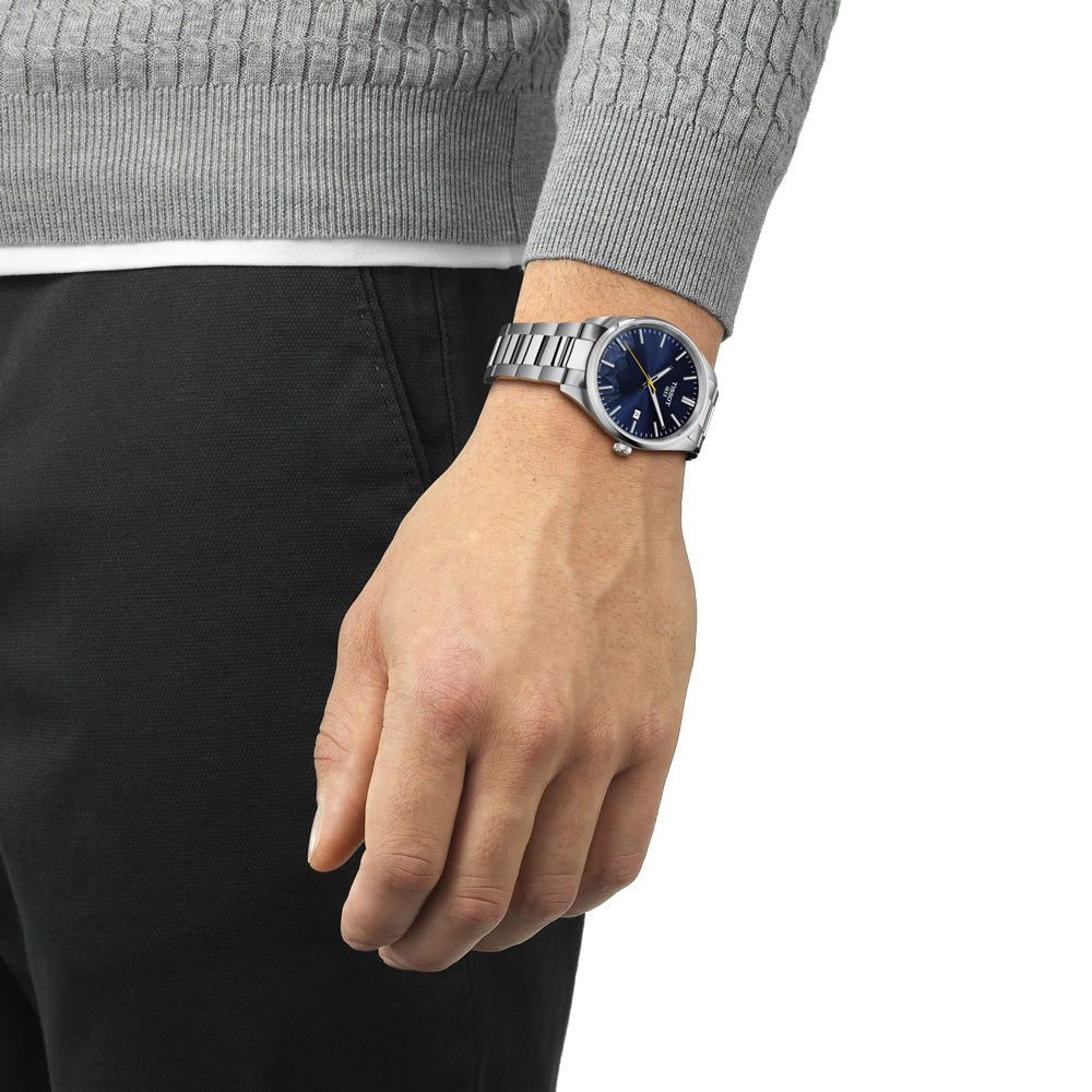 Tissot PR 100 Jungfraubahn Blue Dial 40mm Gents Quartz Watch T1504101104102