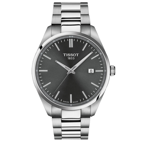 Tissot PR 100 Grey Dial 40mm Gents Quartz Watch T1504101108100