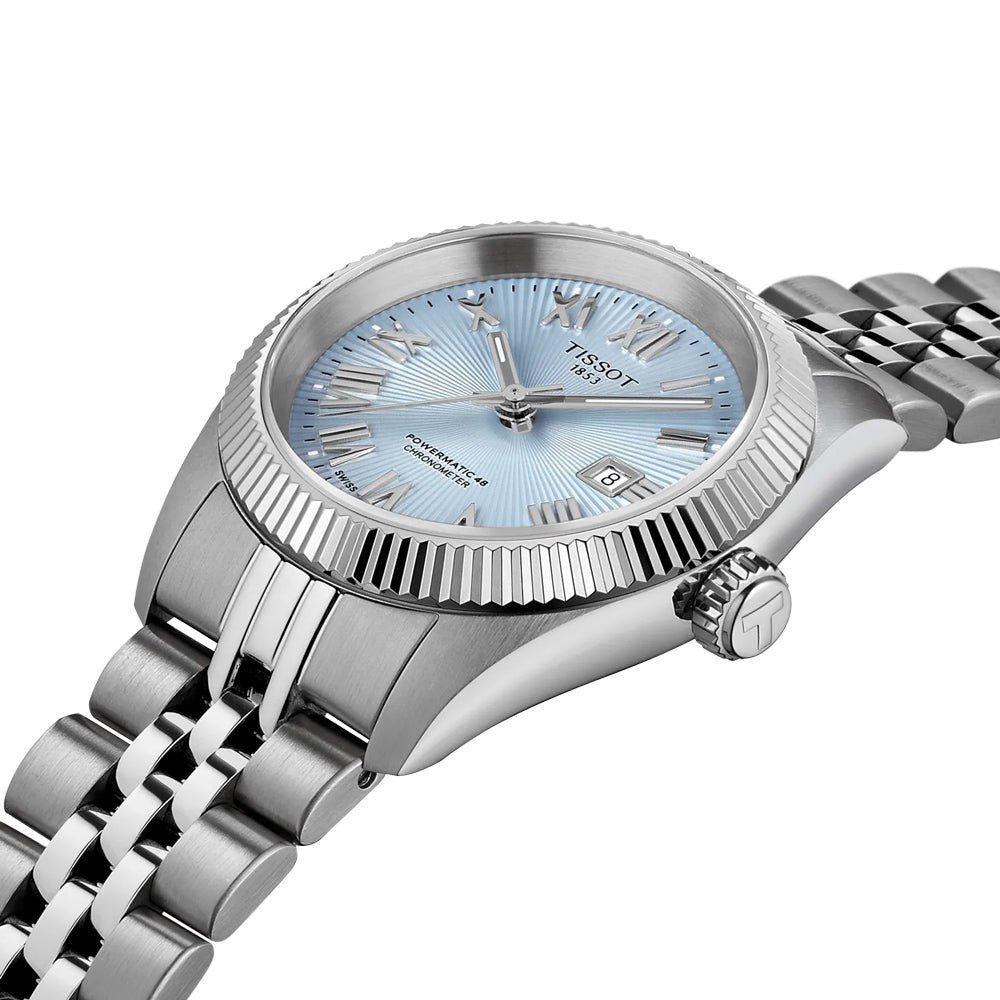 Tissot Ballade 30mm Ice Blue Dial Automatic Ladies Watch T1562081135300
