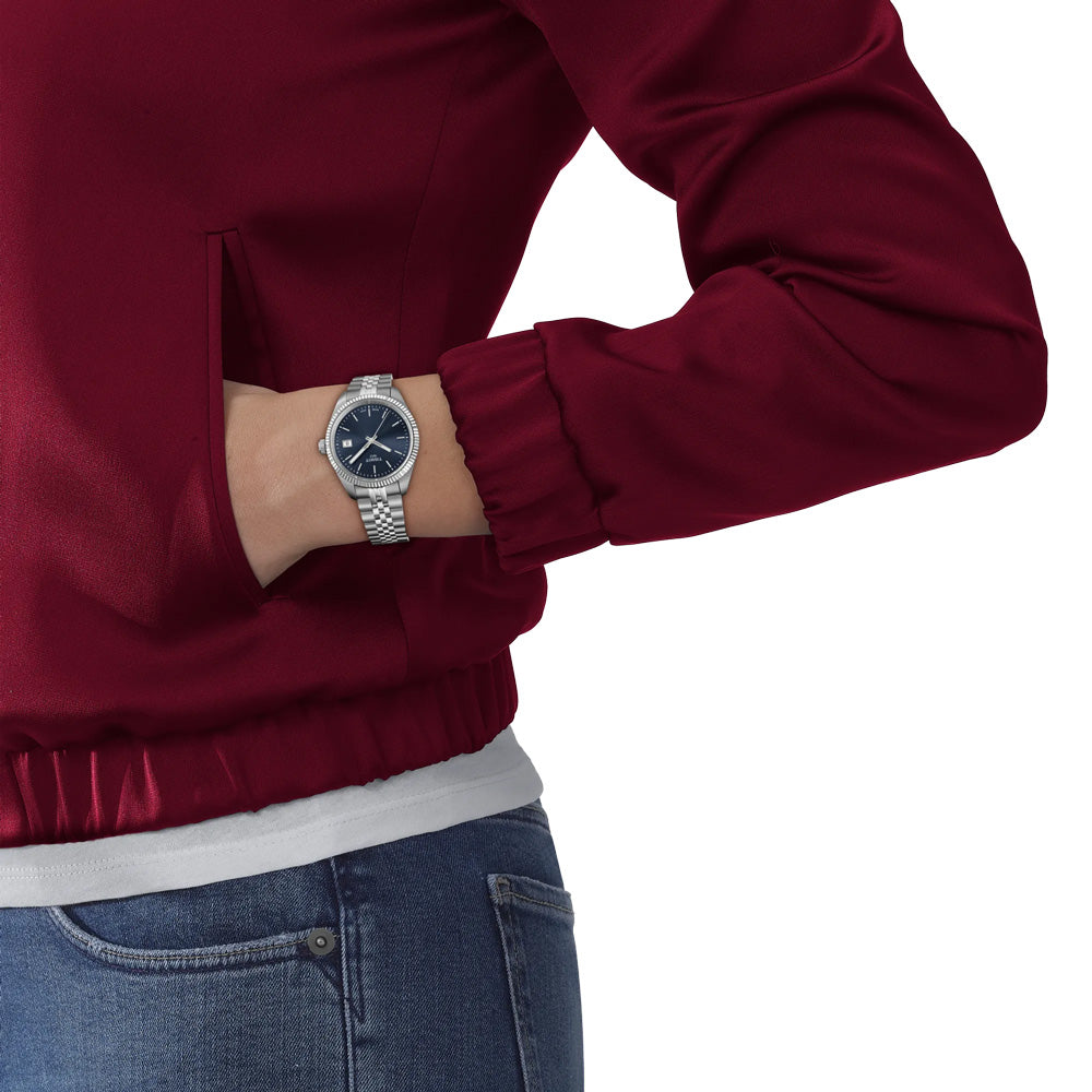 Tissot Ballade 34mm Blue Dial Ladies Quartz Watch T1562101104100