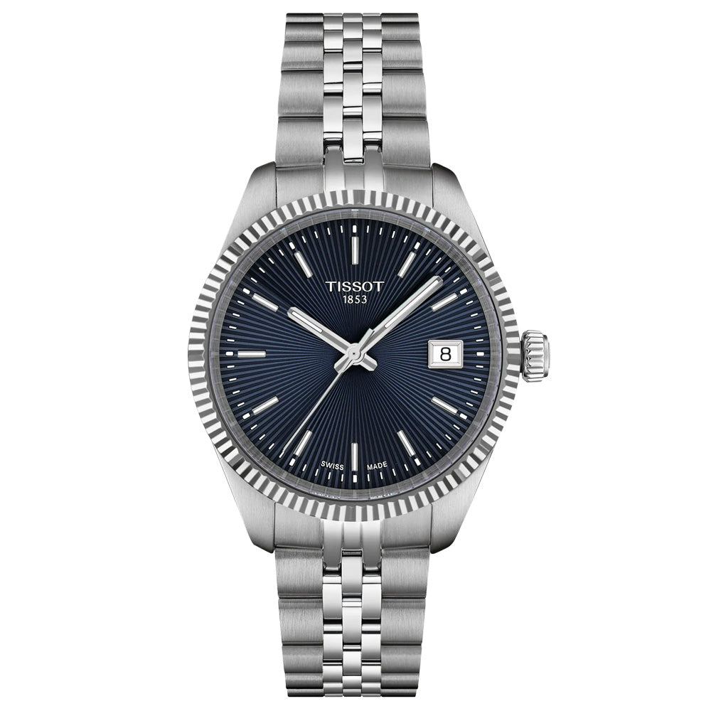 Tissot Ballade 34mm Blue Dial Ladies Quartz Watch T1562101104100