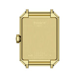 Tissot SRV 30mm Black MOP Dial Yellow Gold PVD Steel Ladies Quartz Watch T1601103612600