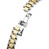 TAG Heuer Aquaracer Professional 100 Solargraph 28mm MOP Dial 18ct Gold & Steel Quartz Ladies Watch WBP1423.BB0006