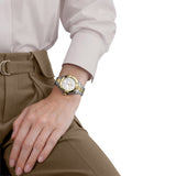 TAG Heuer Aquaracer Professional 100 Solargraph 28mm MOP Dial 18ct Gold & Steel Quartz Ladies Watch WBP1423.BB0006