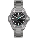 TAG Heuer Aquaracer Professional 200 Solargraph Black Dial 40mm Titanium Quartz Gents Watch WBP1184.BF0008