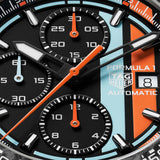 TAG Heuer Formula 1 X Gulf Limited Edition 44mm Black Dial Automatic Chronograph Watch CBZ208B.BF0009