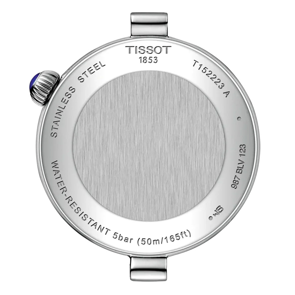 Tissot Desir 29.6mm Blue Diamond Dot Dial Moonphase Quartz Ladies Watch T1522231149600