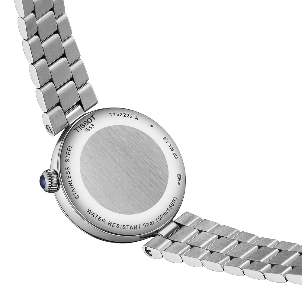 Tissot Desir 29.6mm Blue Diamond Dot Dial Moonphase Quartz Ladies Watch T1522231149600