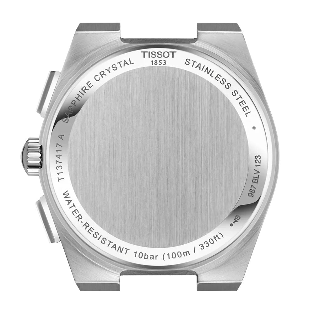 Tissot PRX 41mm Silver Dial Quartz Chronograph Gents Watch T1374171103100