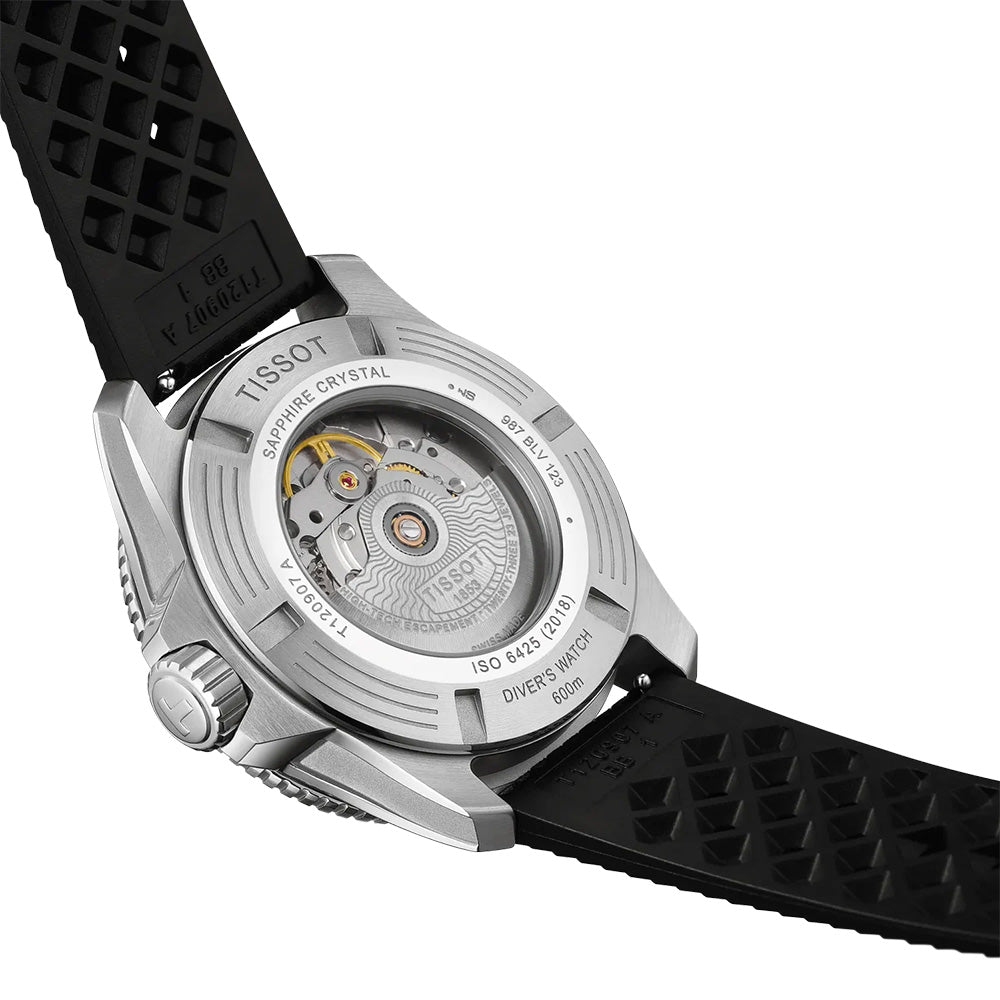 Tissot Seastar 2000 Powermatic 80 Orange Dial 44mm Automatic Gents Watch T1209071728100