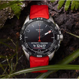 Tissot T-Touch Connect Solar 47.5mm Black Dial Multi Function Titanium Watch T1214204705101