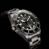 tudor pelagos lhd 42mm black dial automatic titanium on titanium bracelet watch lifestyle image
