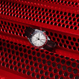 tudor black bay gmt 41mm opaline dial steel on fabric strap automatic watch lifestyle image