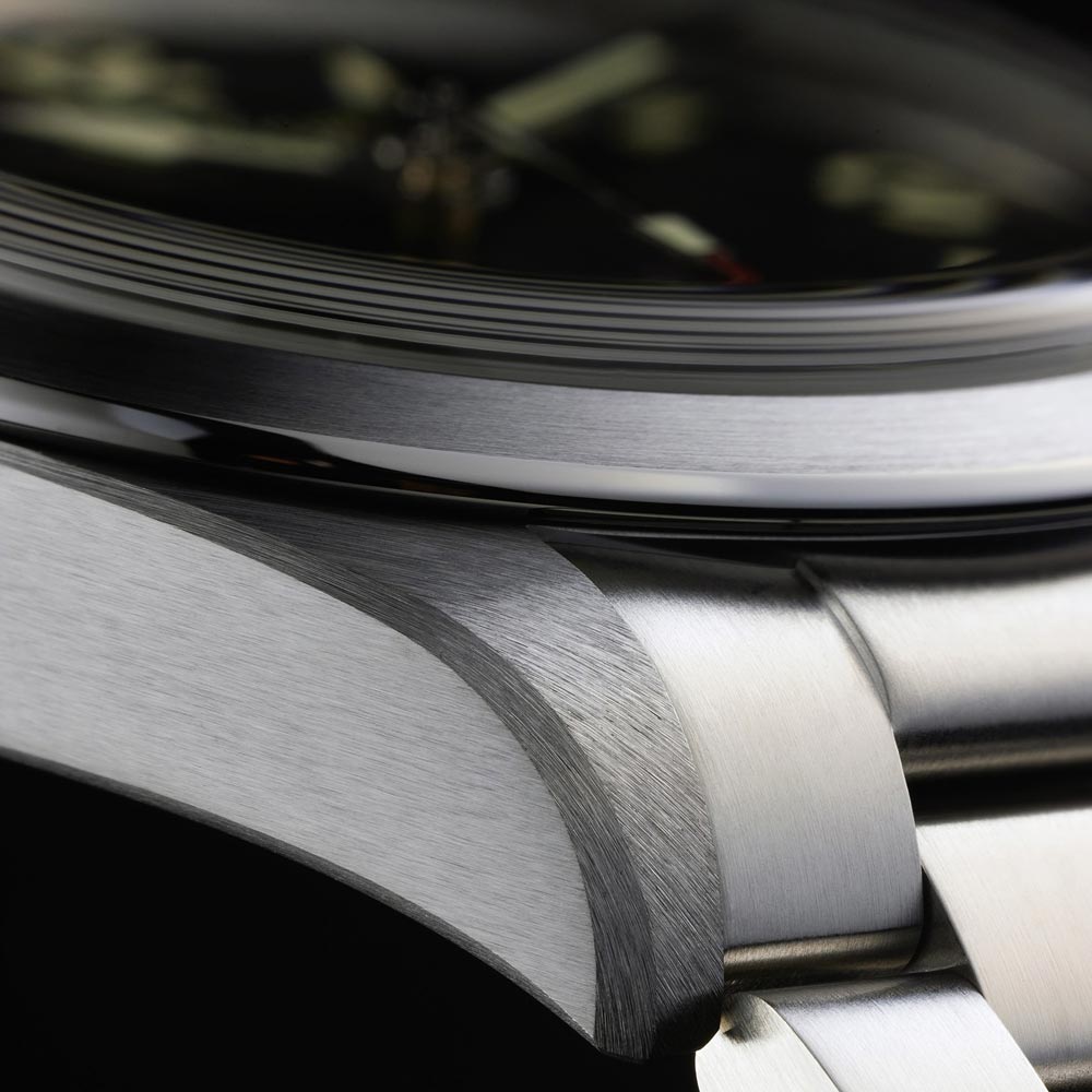tudor ranger 39mm black dial steel on steel bracelet automatic watch lifestyle image