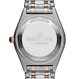 Breitling Chronomat 32 Limited Edition Black MOP Dial 18ct Red Gold & Steel Diamond Ladies Quartz Watch U773102A1B1U1