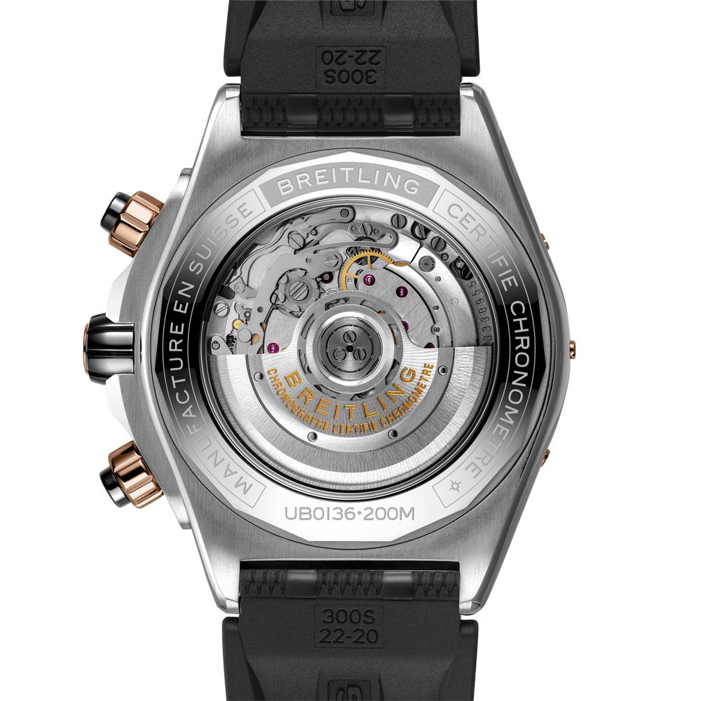 Breitling Super Chronomat B01 Chronograph 44mm Black Dial Automatic Gents Watch UB0136251B1S1