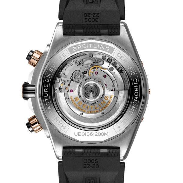Breitling Super Chronomat B01 Chronograph 44mm Black Dial Automatic Gents Watch UB0136251B1S1