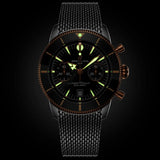 Breitling Superocean Heritage B01 Chronograph 42mm Black Dial Steel & 18ct Rose Gold Automatic Gents Watch UB0156H11B1A1